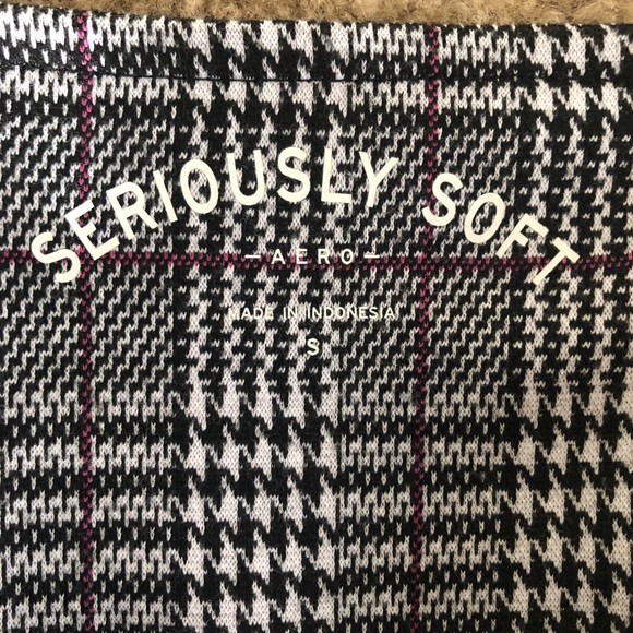 Aeropostale Seriously Soft Houndstooth Plaid Mini Dress - Picture 8 of 9